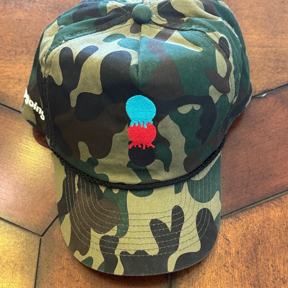 Camouflage Cap Embroidered Logo #mike. #keepgoing #4thehomies #stevensonranch
